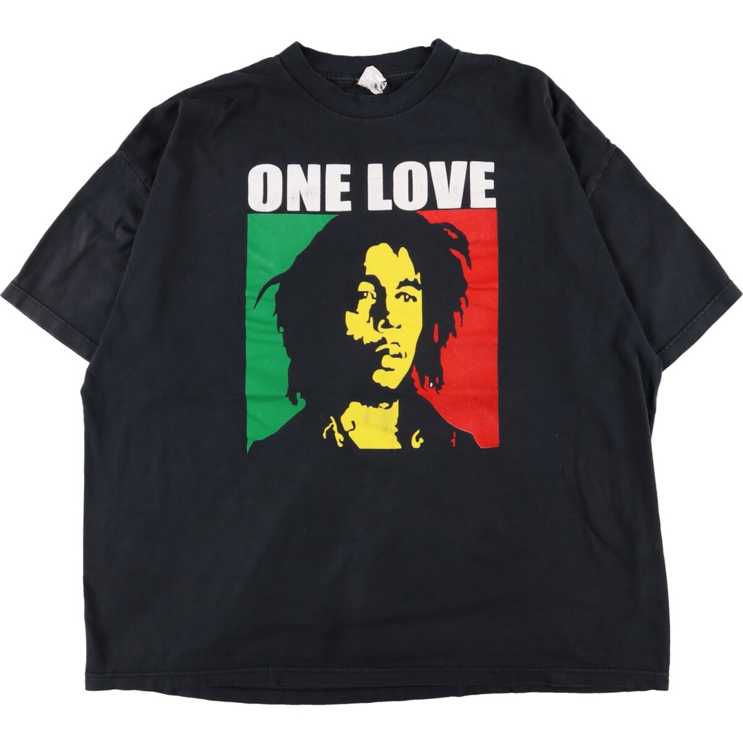 ビッグサイズ ALSTYLE APPAREL&ACTIVEWEAR BOB MARLEY ボブマーリー ONE LOVE ラップTシャツ ラップT メンズXXXL /eaa349994