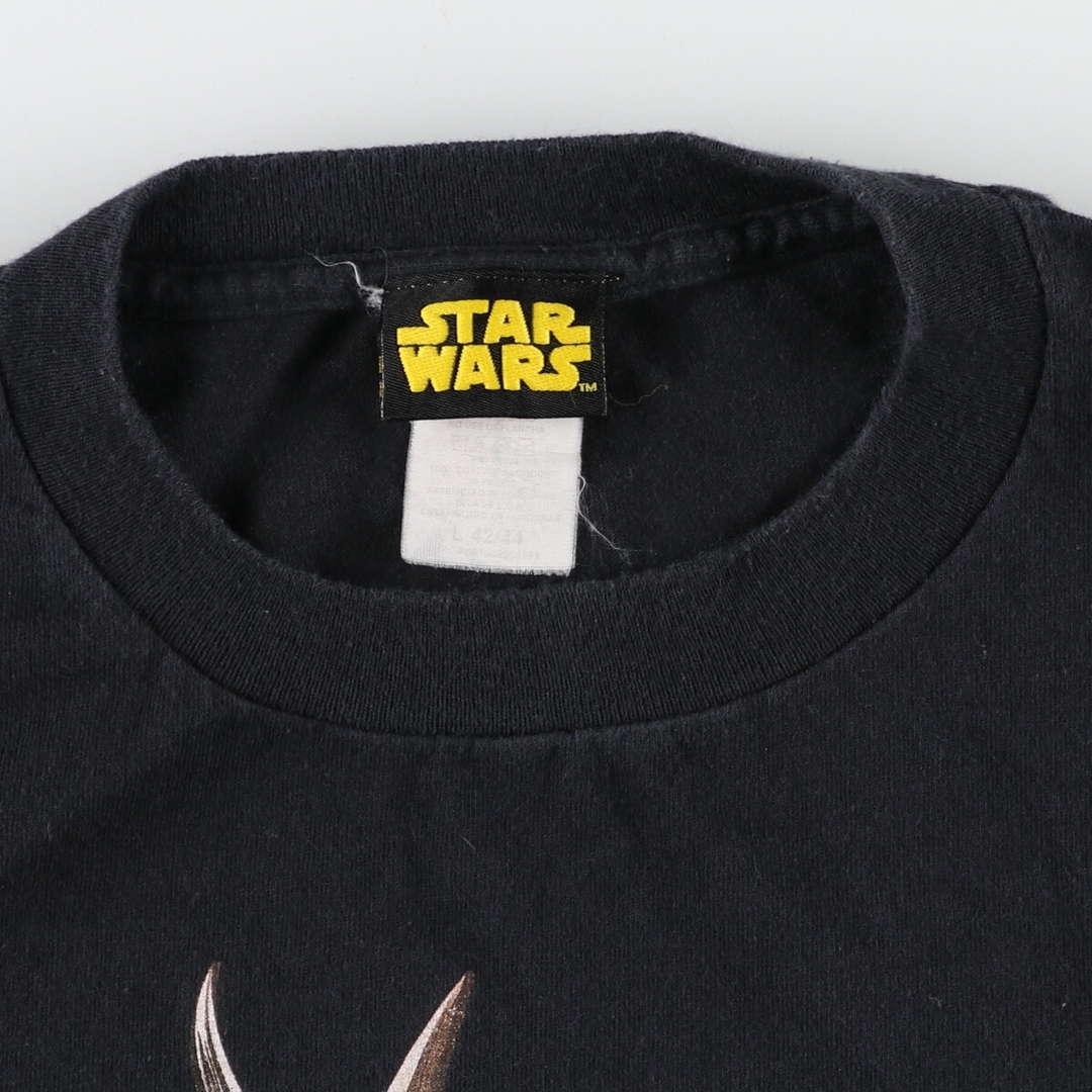 プリントワンポイント生産国STAR WARS スターウォーズ ダースベイダー 映画 ムービーTシャツ メンズL /eaa351579