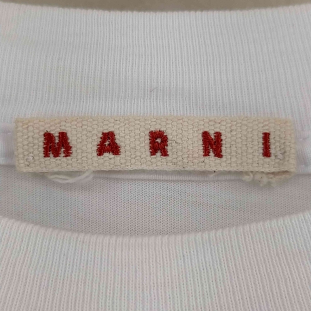 MARNI　ロゴ刺繍プリントＴシャツ