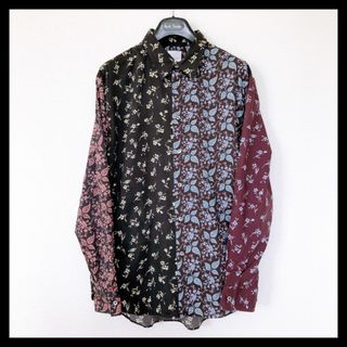 ポールスミス(Paul Smith)のポールスミス 長袖シャツ 花柄 ブラック系(シャツ)