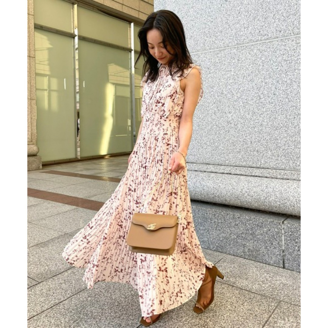 激安】 【正規品】snidel プリントプリーツワンピース PBEG size0