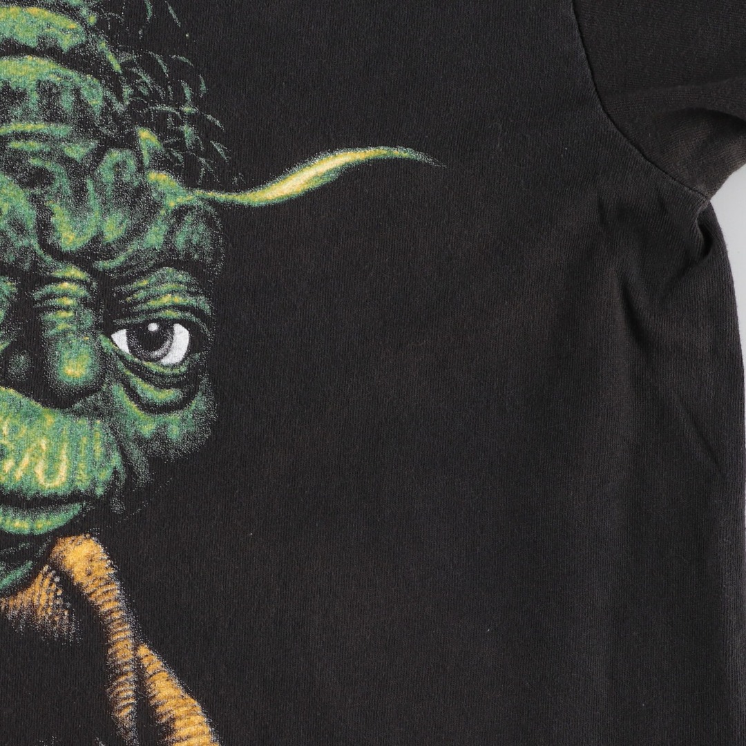 90年代 STAR WARS スターウォーズ YODA ヨーダ キャラクタープリントTシャツ メンズL ヴィンテージ /evb002113