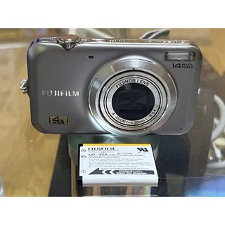 フジフイルム(富士フイルム)のFUJIFILM FinePix JX180 シルバー コンパクトデジタルカメラ(コンパクトデジタルカメラ)