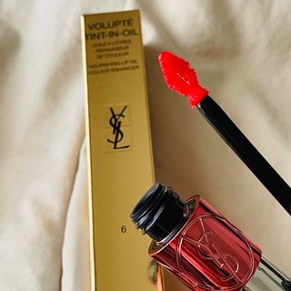 イヴサンローラン(Yves Saint Laurent)のイブサンローラン♡ヴォリュプテティントインオイル♡(リップグロス)