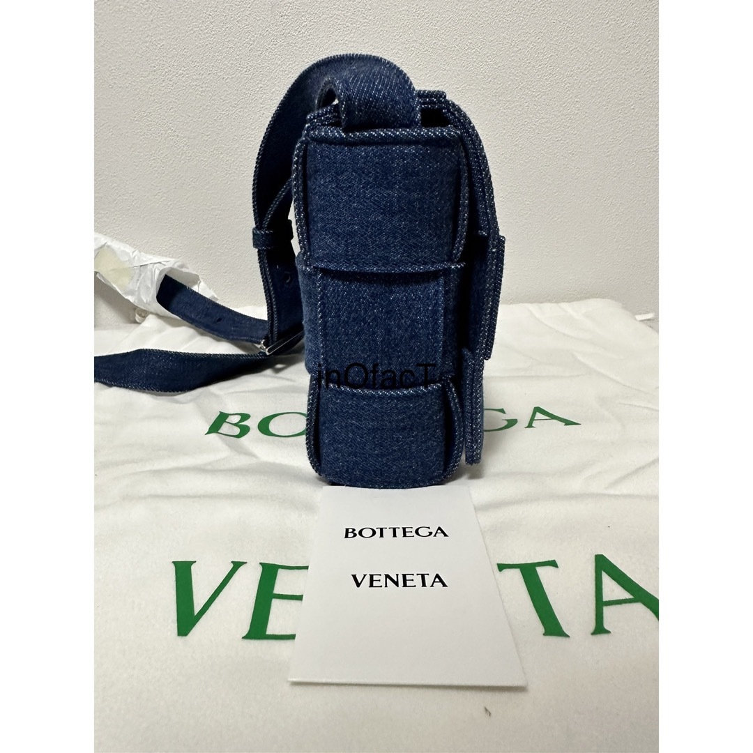デニム 新品未使用 BOTTEGA VENETA カセット ショルダー