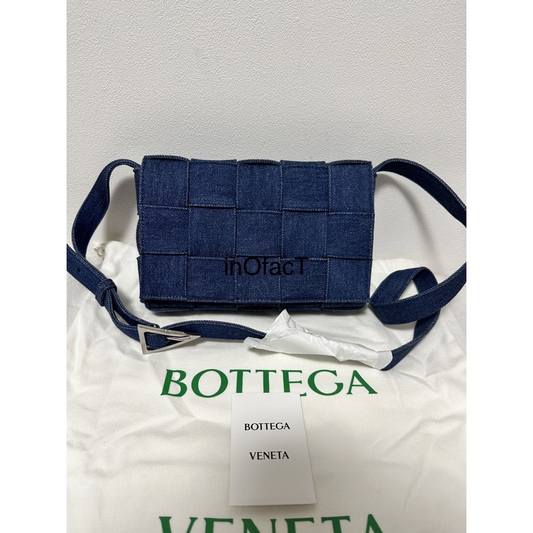 デニム 新品未使用 BOTTEGA VENETA カセット ショルダー