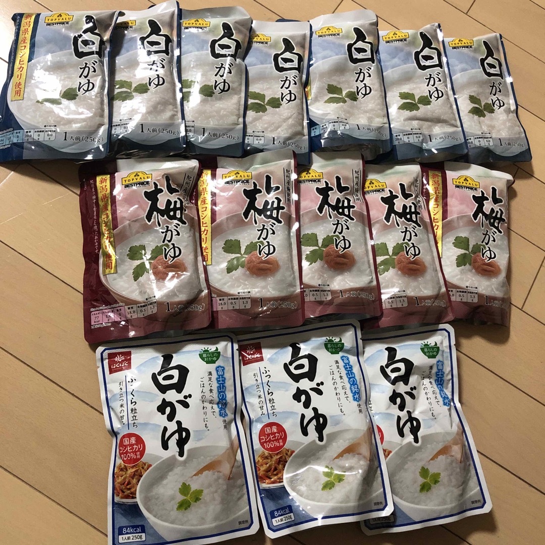 レトルトお粥まとめ売り 食品/飲料/酒の加工食品(レトルト食品)の商品写真