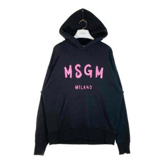 エムエスジイエム(MSGM)の★エムエスジーエム ジェルロゴパーカー ロゴ プルオーバー パーカー L(パーカー)