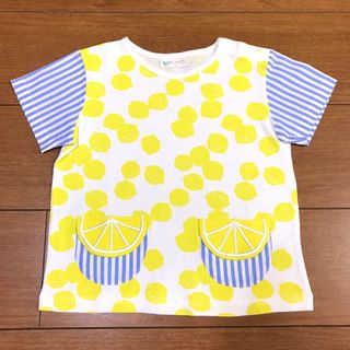 センスオブワンダー(sense of wonder)のBABY CHEER  れもん柄Tシャツ　サイズ110(Tシャツ/カットソー)