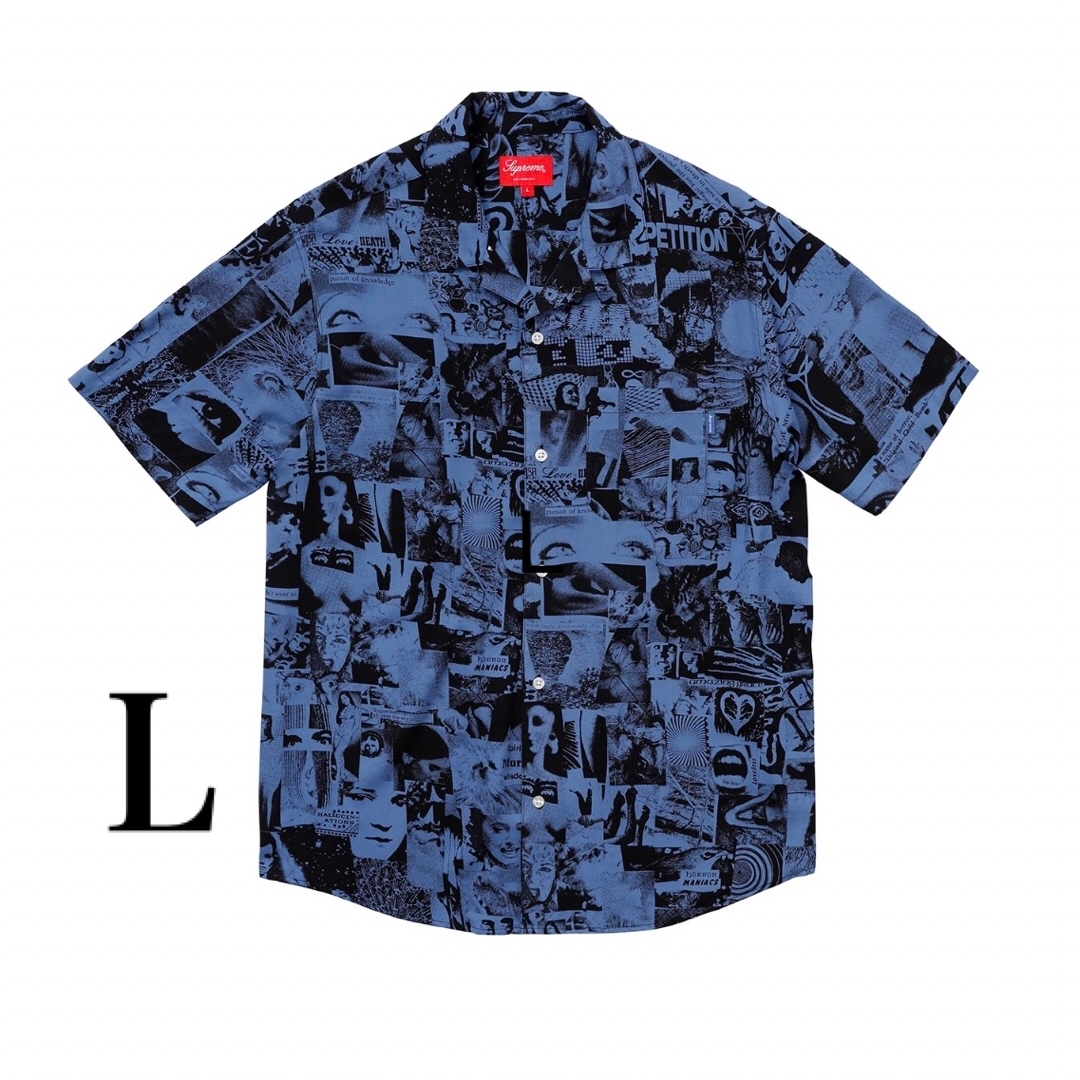 キムタク着用 Supreme Vibrations Rayon Shirt L