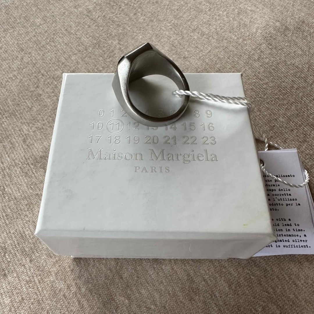 M新品 メゾン マルジェラ スプリット ツートーン リング 指輪 メンズ