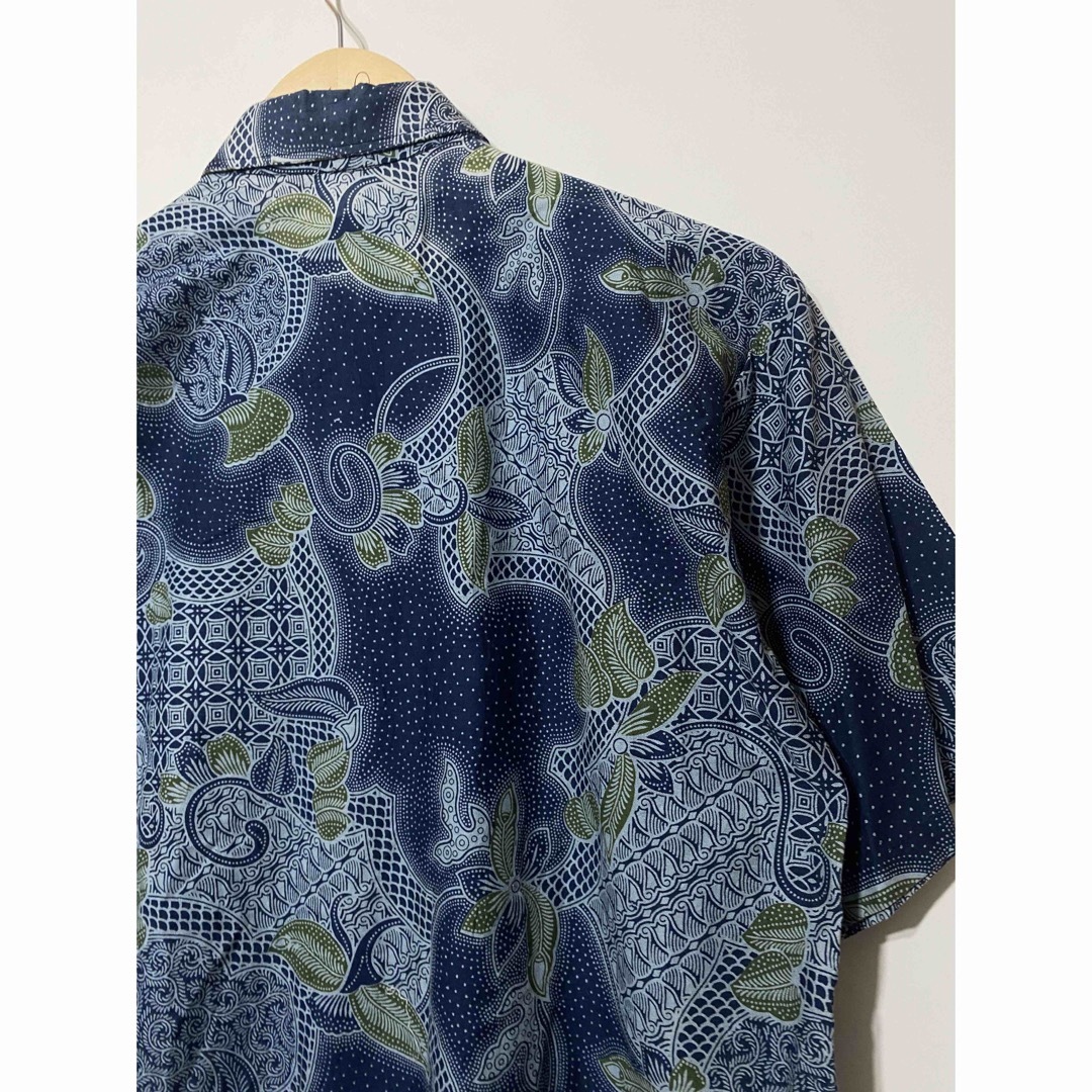 BATIK RETSA アフリカン バティック柄 和柄 半袖 柄シャツ  メンズのトップス(シャツ)の商品写真