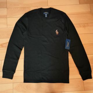 ポロラルフローレン(POLO RALPH LAUREN)の【新品】ラルフローレン Sサイズ ワッフルニット サーマルTシャツ　ポロベアー(Tシャツ/カットソー(七分/長袖))