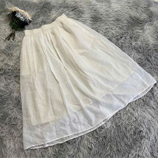 ショコラフィネローブ(chocol raffine robe)の美品✨【chocol raffine robe】F スカート ロング フレア(ロングスカート)