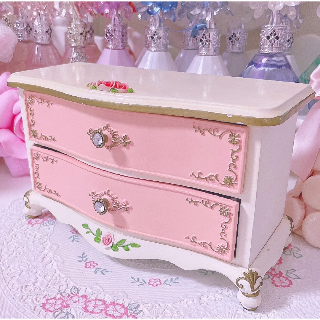 世界に1つのみ!早い者勝ち♡レア♡完売品♡姫系♡ロマプリ♡コスメケース♡ピンク