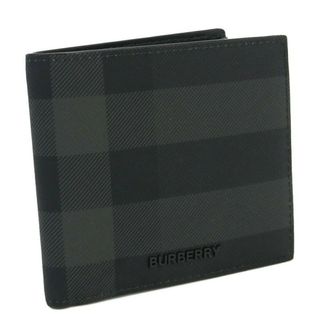 バーバリー(BURBERRY)のバーバリー 二つ折財布 8070201 A1208 CHARCOAL(折り財布)