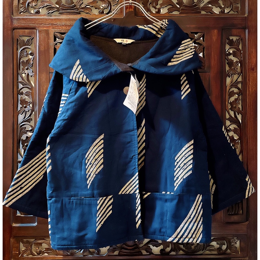 着物 コート アジアン ジャケット カーディガン 羽織 ヴィンテージ 北欧 道行 レディースの水着/浴衣(着物)の商品写真