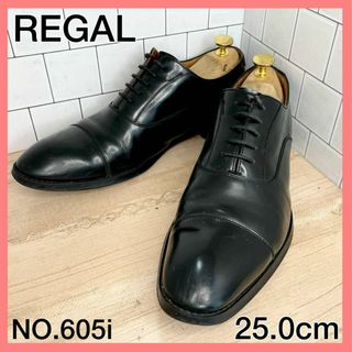 送料込 着用1度のみ 極美品★REGAL JK03 ストレートチップ 革靴 黒