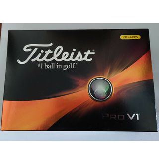 タイトリスト(Titleist)のタイトリスト Titleist pro v1 ゴルフボール イエロー(その他)