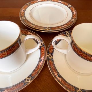 WEDGWOOD - 【黒壺美品】ウェッジウッド☆チッペンデール☆トリオ ペア