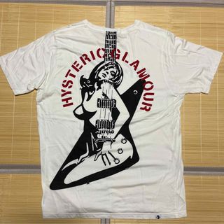 ヒステリックグラマー(HYSTERIC GLAMOUR)のHYSTERIC  GLAMOUR ギター　GIRL tee tシャツ L(Tシャツ/カットソー(半袖/袖なし))