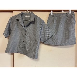 セット売り　チェックジャケット＆パンツ　セットアップ　WEGO