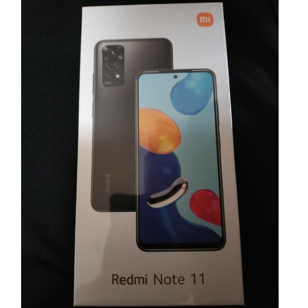 スマートフォン/携帯電話Xiaomi Redmi Note 11グラファイトグレー シュリンク未開封