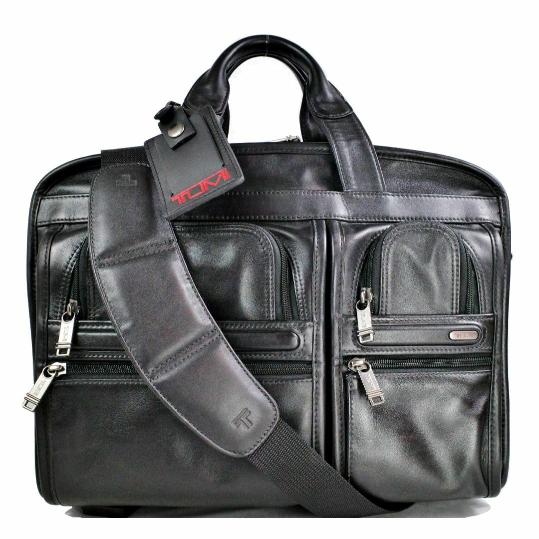 TUMI - トゥミ 96145D4 T-Pass・EXP・PCブリーフ BK 本革/極美品