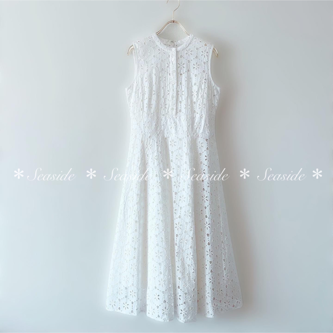 定価37400円　《EndyROBE》ビアンカ ジルスチュアート ワンピース　白