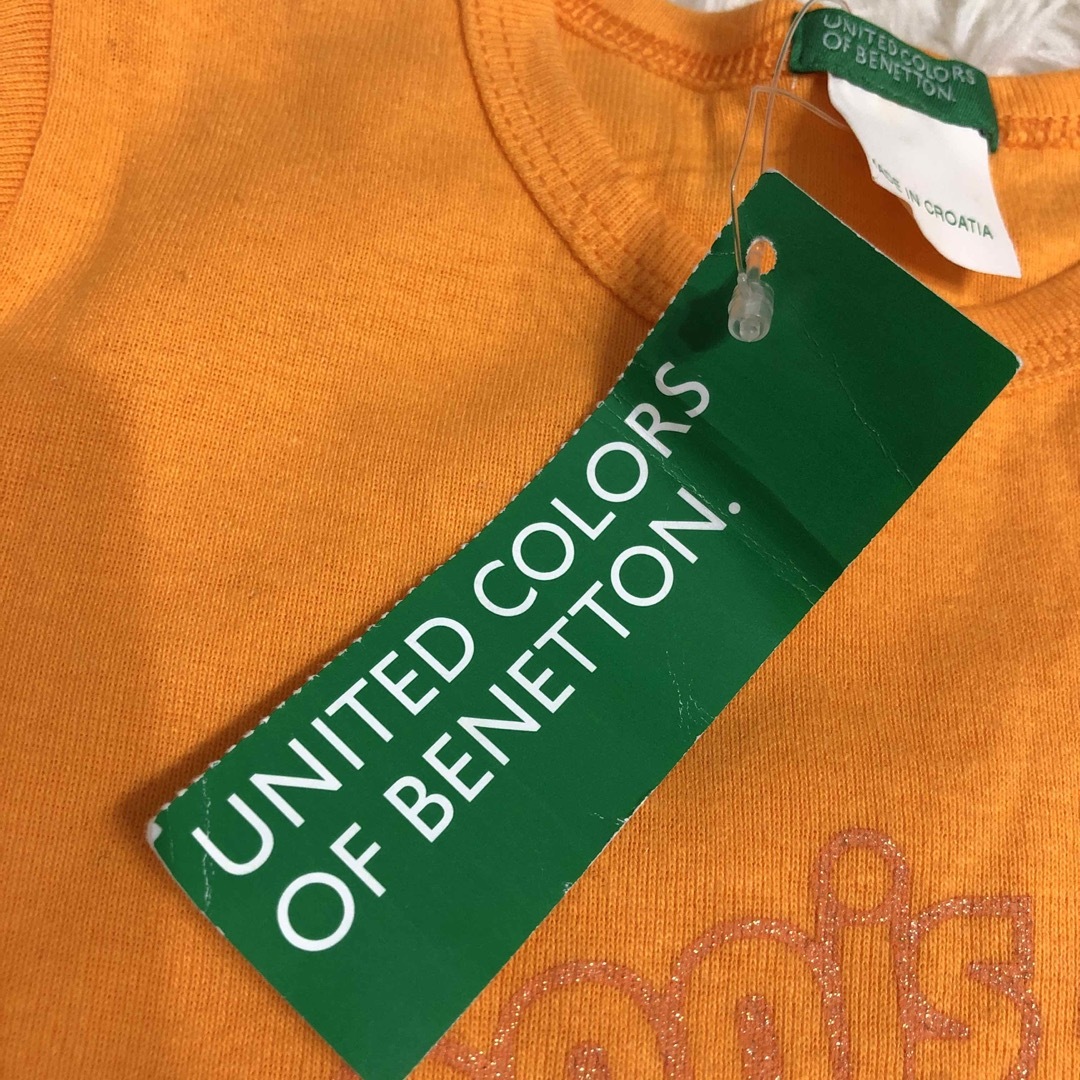 UNITED COLORS OF BENETTON.(ユナイテッドカラーズオブベネトン)のUNITED COLORS OF BENETTON ベネトン　90 95 シャツ キッズ/ベビー/マタニティのキッズ服女の子用(90cm~)(Tシャツ/カットソー)の商品写真