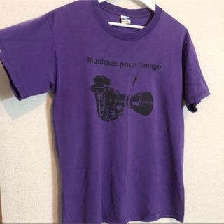 ユナイテッドアローズ(UNITED ARROWS)のMusique pour l’image 想像の為の音楽 Tシャツ パープル(Tシャツ/カットソー(半袖/袖なし))