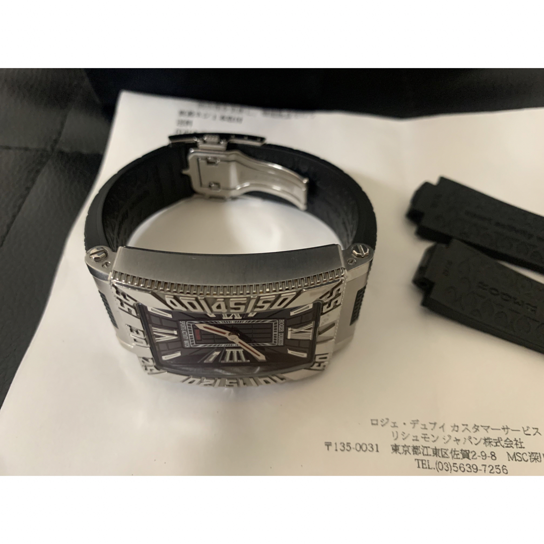 ROGER DUBUIS(ロジェデュブイ)のロジェデュブイ　シーモアM34替えベルト付き メンズの時計(腕時計(アナログ))の商品写真