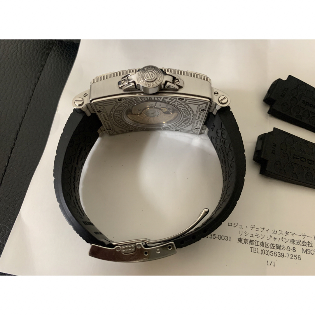 ROGER DUBUIS(ロジェデュブイ)のロジェデュブイ　シーモアM34替えベルト付き メンズの時計(腕時計(アナログ))の商品写真