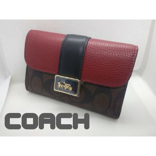 クリアランスショップ - ✧ 新品✧COACH コーチ長財布レッド - 高価買