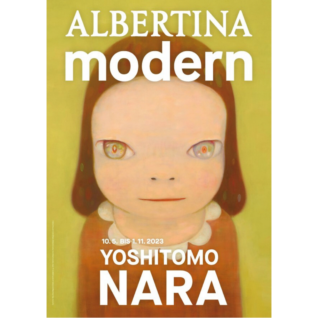 希少 A1サイズ 公式 奈良美智 ポスター yoshitomo nara 新品エンタメ/ホビー