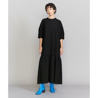 ビューティアンドユースユナイテッドアローズ(BEAUTY&YOUTH UNITED ARROWS)のBEAUTY&YOUTH バックリボン ボリューム マキシワンピース(ロングワンピース/マキシワンピース)