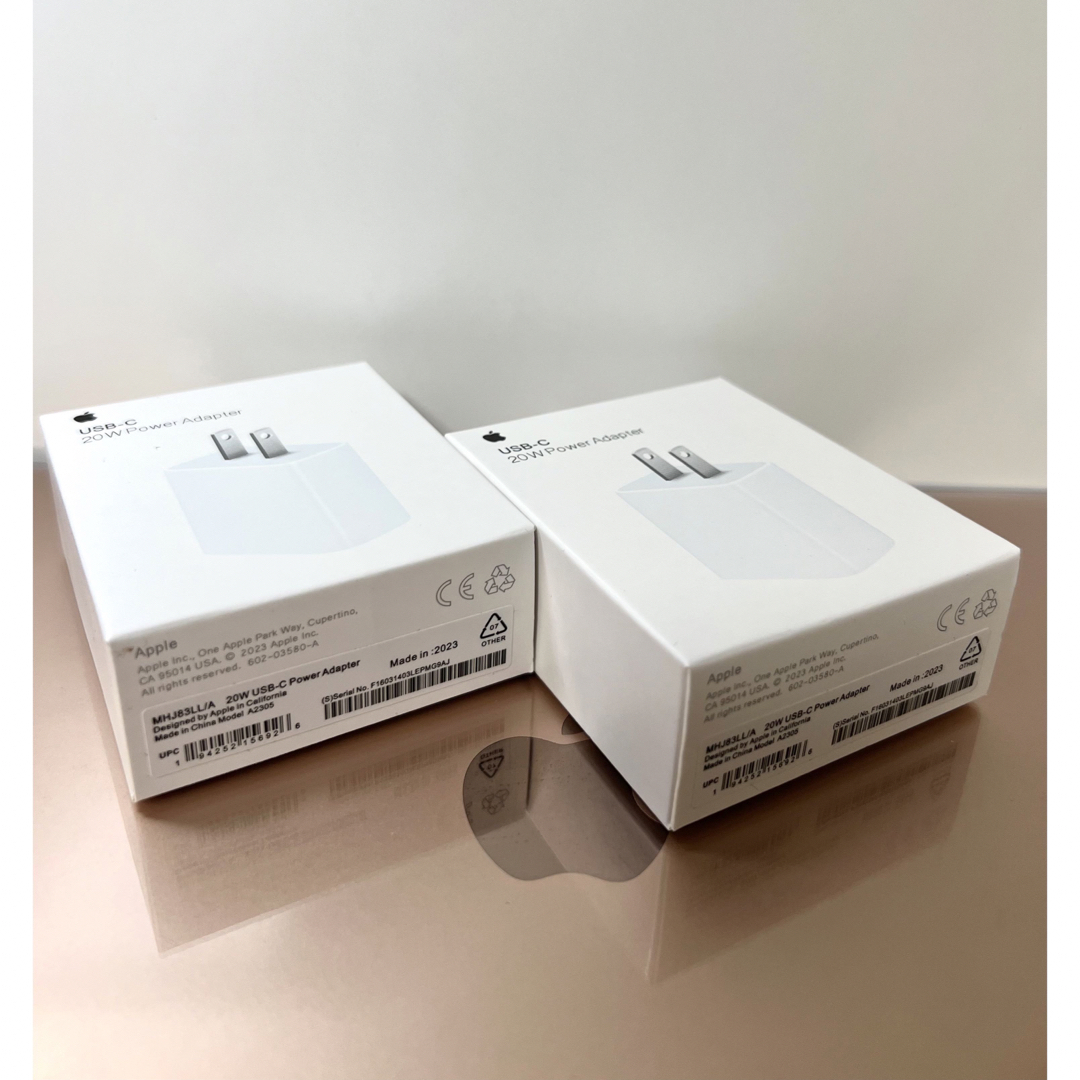 Apple - 8個-Apple 純正 USB-C 20W 電源アダプター 充電器 の通販 by