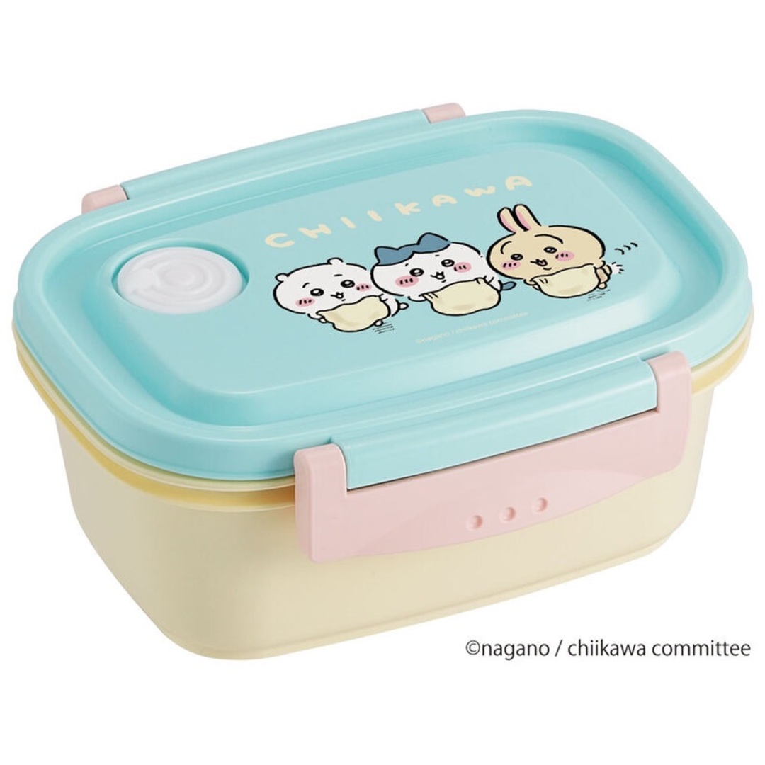 ちいかわ(チイカワ)のちいかわ お弁当箱＆お箸セット インテリア/住まい/日用品のキッチン/食器(弁当用品)の商品写真