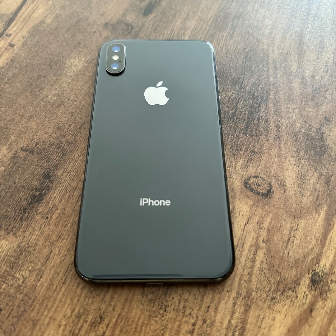 iPhone(アイフォーン)のクマちゃん専用　iPhone X 256　ブラック スマホ/家電/カメラのスマートフォン/携帯電話(スマートフォン本体)の商品写真