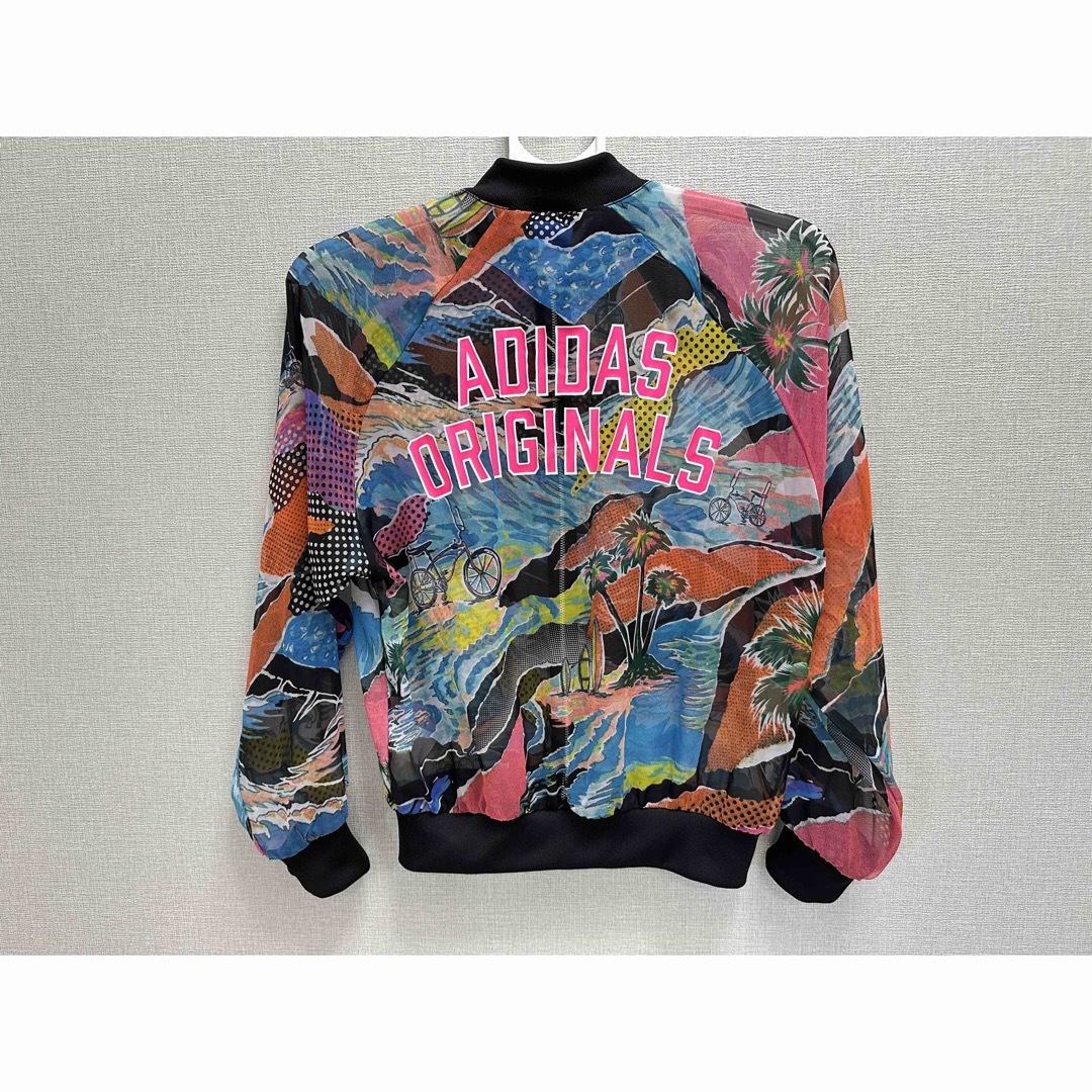美品 adidas アディダスオリジナルス シースルー シアー ブルゾン レア