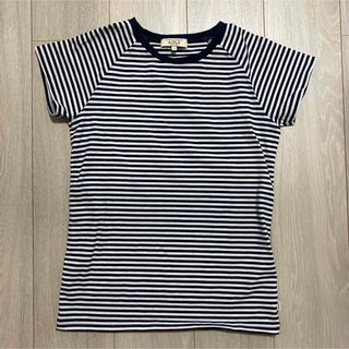 エーグル(AIGLE)のAIGLE エーグル　シンプル　ストレッチ　ボーダーTシャツ(Tシャツ(半袖/袖なし))