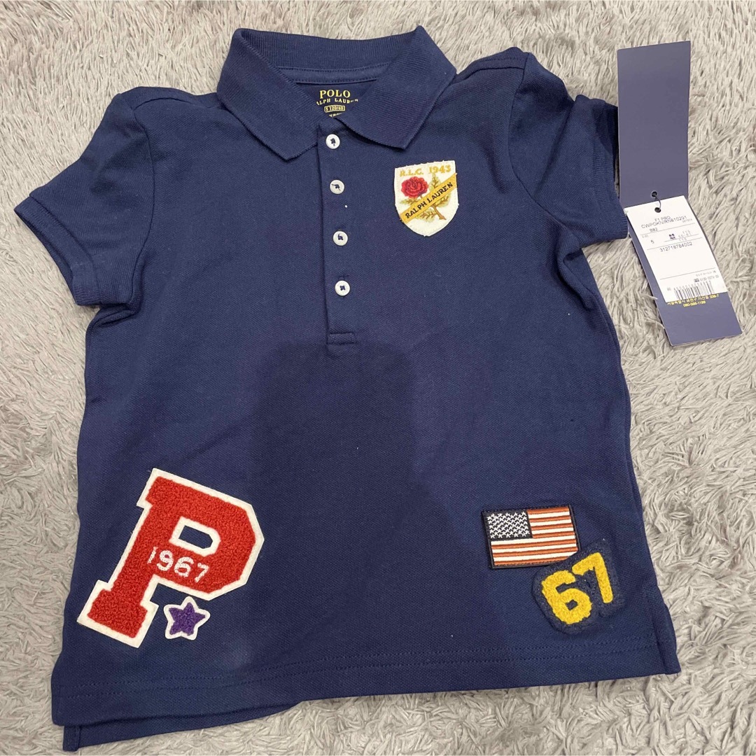 Ralph Lauren(ラルフローレン)の【新品未使用】値下げ　SALE キッズ　ポロ　ラルフローレン　ポロシャツ　 キッズ/ベビー/マタニティのキッズ服男の子用(90cm~)(Tシャツ/カットソー)の商品写真