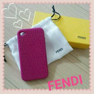 フェンディ(FENDI)のRie様専用【新品同様】正規品FENDI♡︎iPhone5/5S シリコンカバー(iPhoneケース)