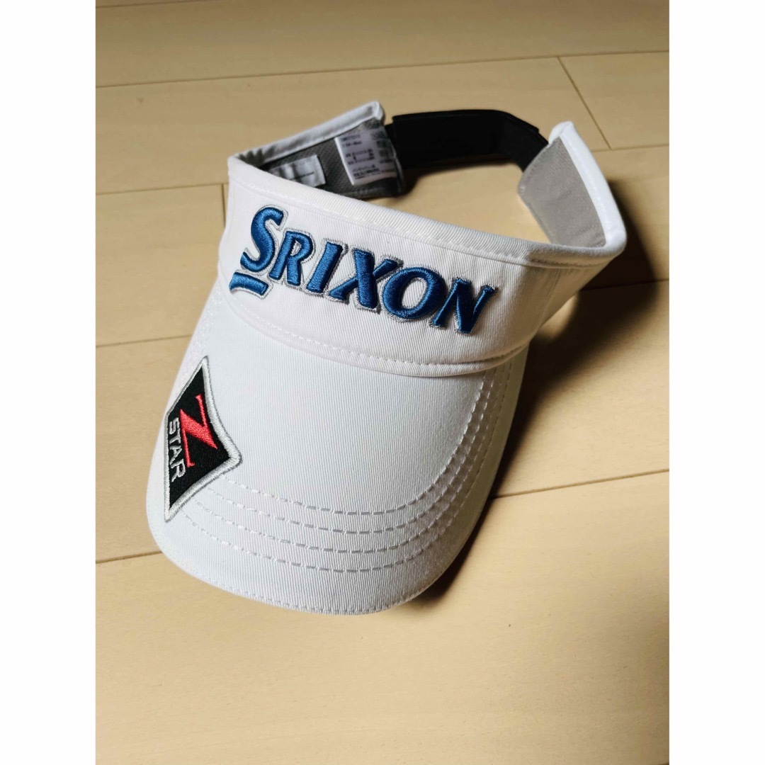 Srixon - スリクソン バイザー☆新品 SRIXON ホワイト ゴルフウェアの