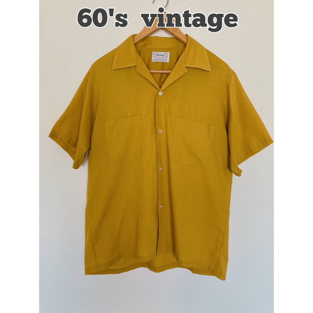 60's vintage Pennleigh 開襟シャツ　半袖シャツ　USA製