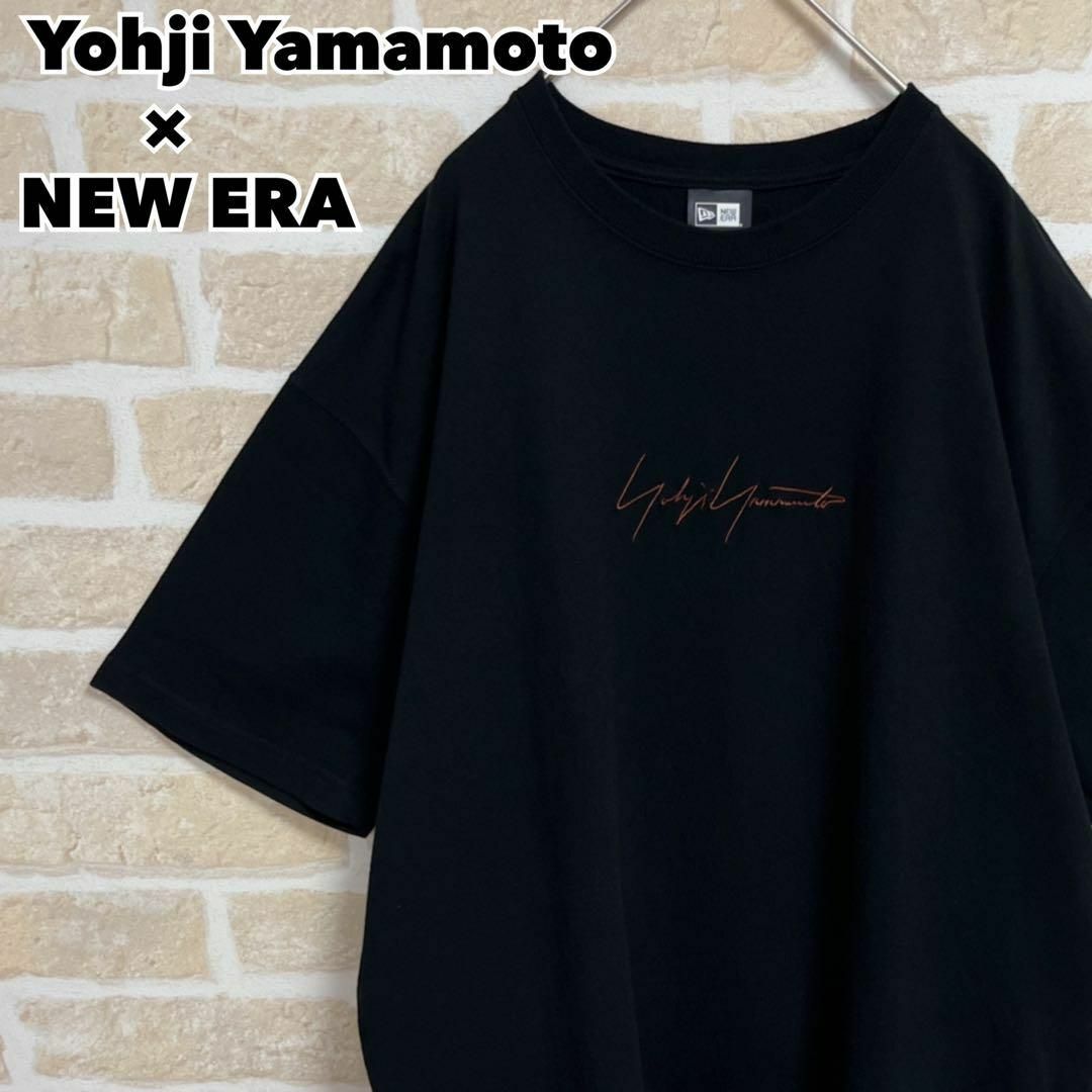 Yohji Yamamoto × New Era Tシャツ コラボ 刺繍ロゴ