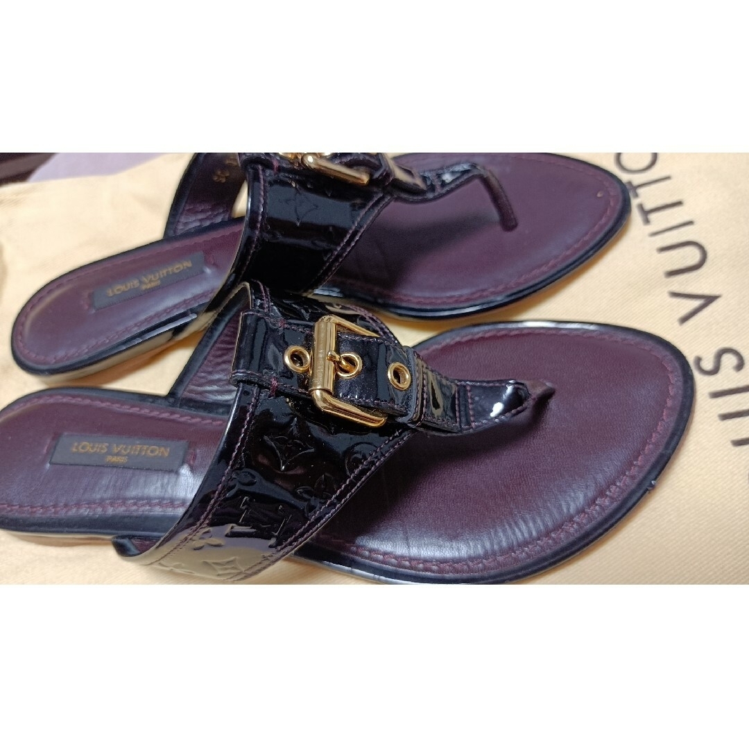 LOUIS VUITTON - LOUISVUITTON ルイヴィトン サンダル 35 1/2 美品の