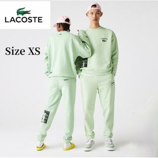 ラコステライブ(LACOSTE L!VE)の【LACOSTE】ルネ・ラコステフォトプリントクルーネックスウェット XS(スウェット)