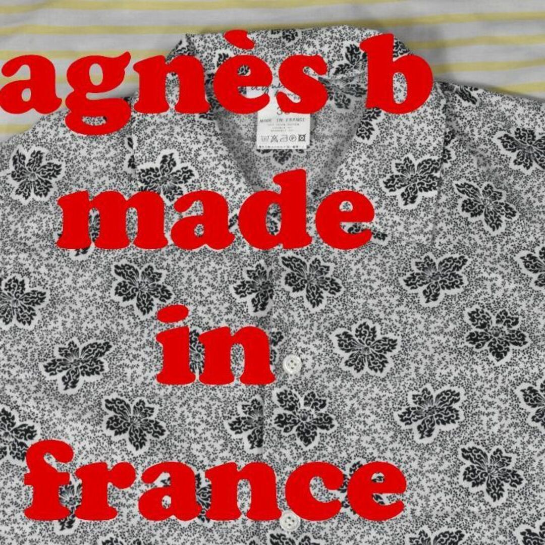 agnes b. - アニエス ベー オム コットン シャツ 12786c フランス製