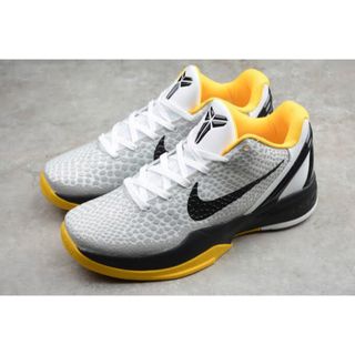 ナイキ(NIKE)のNike Kobe 6 Protro White "Del-Sol"(バスケットボール)